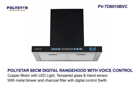 POLYSTAR 60CM RANGE HOOD WITH LED LIGHT - PV-TD6010BVC